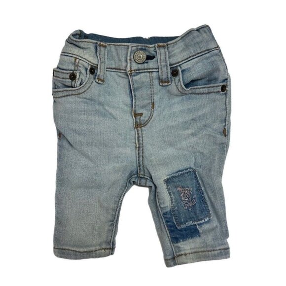 Polo Ralph Lauren The Tompkins Skinny denim jeansi SIZE 3 MONTHS - Picture 1 of 3
